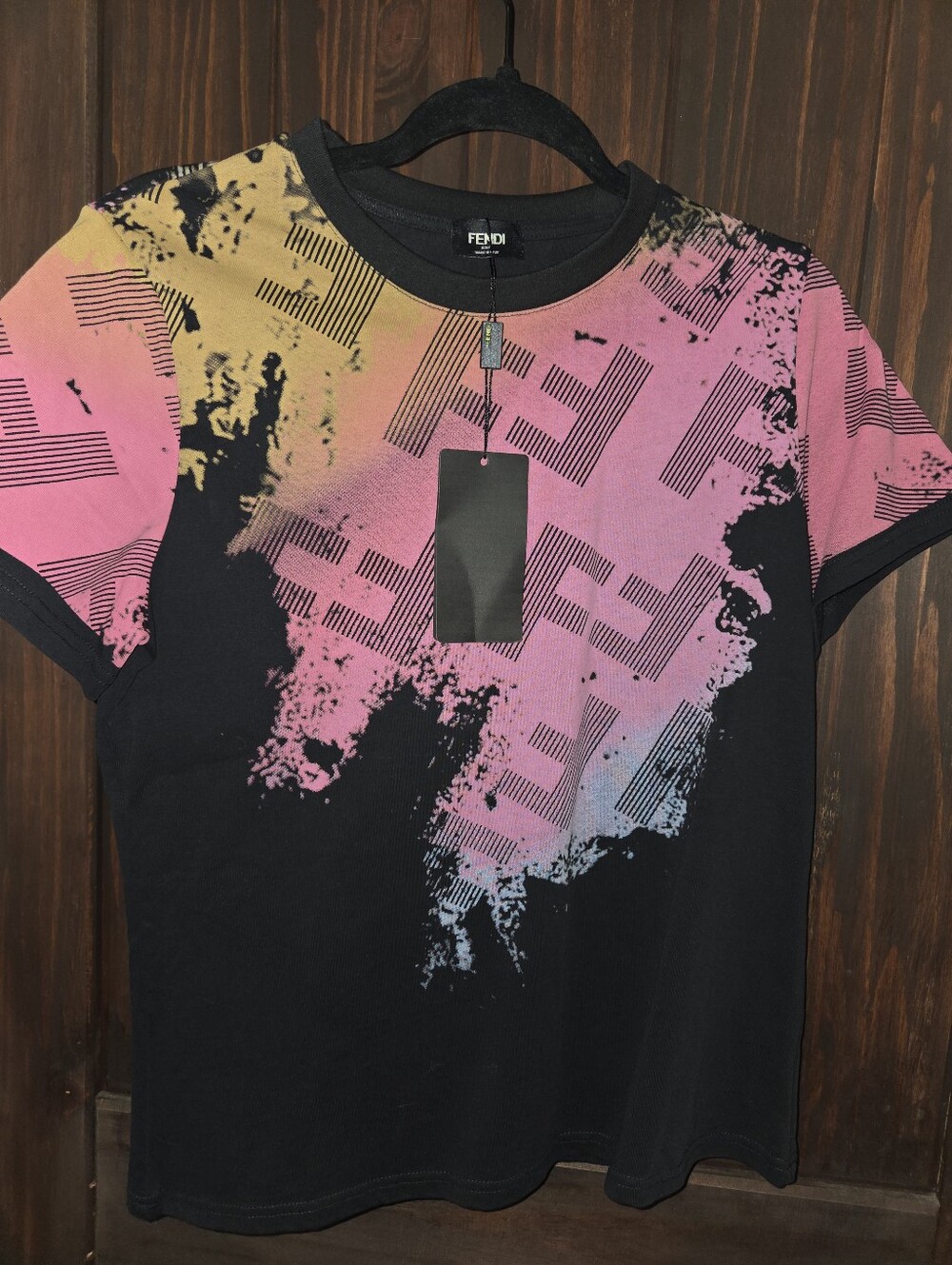 NWT FF Black Gradient Logo Tshirt